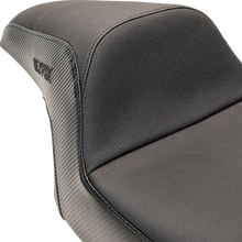 SLYFOX Drifter Seat - Black Logo - Smooth Vinyl - Carbon Fiber - FL '97-'07 0801-1612