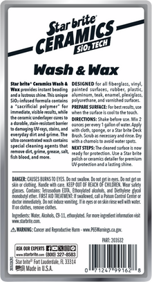 STAR BRITE Ceramic Wash & Wax - 32 U.S. oz 203532