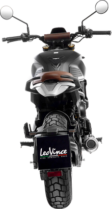 LEOVINCE LV-10 Slip-On Muffler - Black Stainless Steel 15267BU