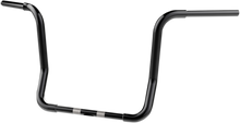 KHROME WERKS 1-1/4" Bobber Ape Hanger Handlebar - TBW - 14" - Black 300872