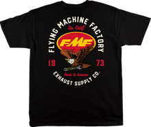 FMF Exhaust Supply T-Shirt - Black - Small FA24118902BLKSM