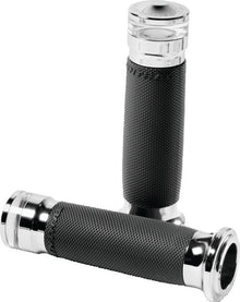 Performance Machine Contour Led Handle Grip Set - Chrome