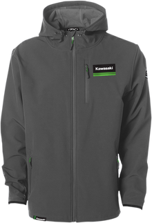 FACTORY EFFEX Kawasaki Track Jacket - Gray - Large 22-85114