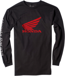 FACTORY EFFEX Honda Long-Sleeve T-Shirt - Black - Large 17-87314