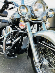 Center Frame Mount Oil Cooler Non Abs St `01 17 Chrome