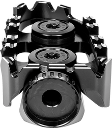 GILLES TOOLING Tech-X Enduro Foot Pegs - Driver - Black RGK-122-UF35-SET-B