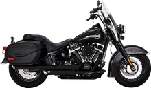 VANCE & HINES Twin Slash Slip-On Mufflers - PCX™ - Black 46379