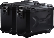 SW-MOTECH TRAX ADV Aluminum Case System - Black - Ducati DesertX '22-'24 KFT.22.995.70100/B
