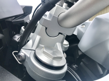 Handlebar Risers Silver Bmw