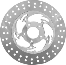 RC COMPONENTS Floating Brake Rotor - Front Left - Savage - 320 mm - Chrome ZSSCOG320A-85C-LF2K