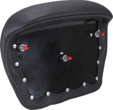 MUSTANG Chopped Tour-Pak® Pad - Gunmetal Stitching - FLH/FLT '23-'25 88440GM