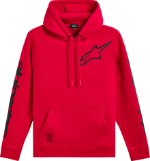 ALPINESTARS Triple Pullover Hoodie - Red - Large 1235-51405-30-L