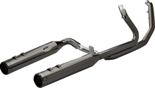 KHROME WERKS 2-into-1-into-2 Dominator-SR Exhaust System - Eclipse - Without End Caps - Twin Cam Touring 201830-SR