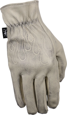THRASHIN SUPPLY CO. Roper Leather Gloves - Bone White - XS TRG-00-07