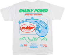FMF Gnarly Power T-Shirt - White - Large SP26118900WHTL