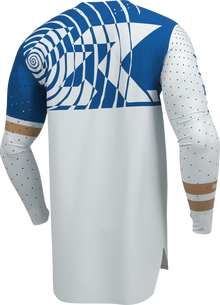 THOR Sportmode Mind Control Jersey - Light Gray/Blue - Small 2910-8767
