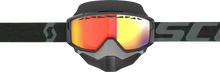 Split Otg Snow Cross Ls Goggle Black W/Ls Red Chrome