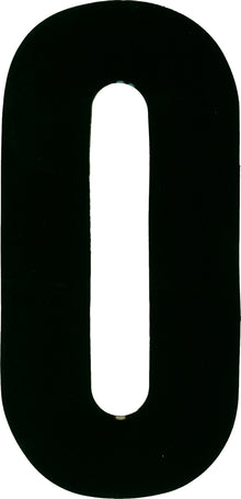 #0 4" Black Extreme Digits 3/Pk