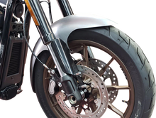 PAUL YAFFE BAGGER NATION Cafe Front Fender - 19" OE Wheel - With Black Fork Adapters PYO:CAFE-19-18LR-B