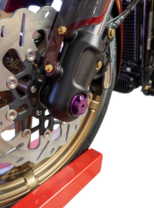 PAUL YAFFE BAGGER NATION Axle Cover Kit - Y-Axle Rod - Front - Standard/Turret - Purple PYO:YHTR-18L-PR