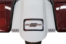 PAUL YAFFE BAGGER NATION Tri-Pod Taillight - Lightning Bolts - Rectangle - Satin PYO:TPLK-R-S