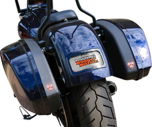 PAUL YAFFE BAGGER NATION Tri-Pod Taillight - Lightning Bolts - Triangle - Black PYO:TPLK-T-B