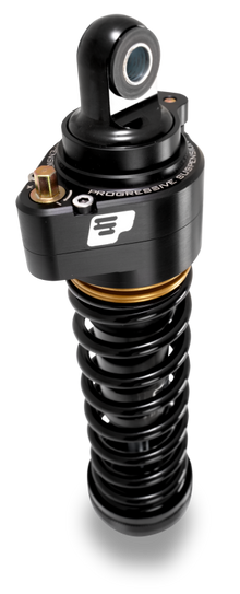 Progressive Harley Ultra Low-QPS 944 Series Shocks, 12.5in, 11in Ride Height Heavy Duty - Black / G