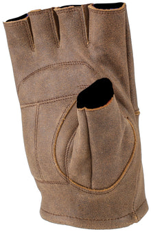 Kuryakyn Leather By River Road Buster Vintage Shorty Gloves Black - 2XL
