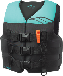 SLIPPERY Women's Hydro Vest - Black/Mint - Small 11241450582020