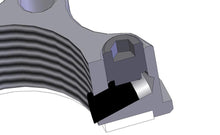 Gilles ACMA Aluminum Top Yoke Nut for Kawasaki and Triumph (M25x1.0)