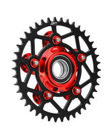 AEM FACTORY - TITIANUM STUDS AND ERGAL NUTS (SET OF 5) FOR DUCATI DUAL SIDED SWINGARM SPROCKET CARRIER
