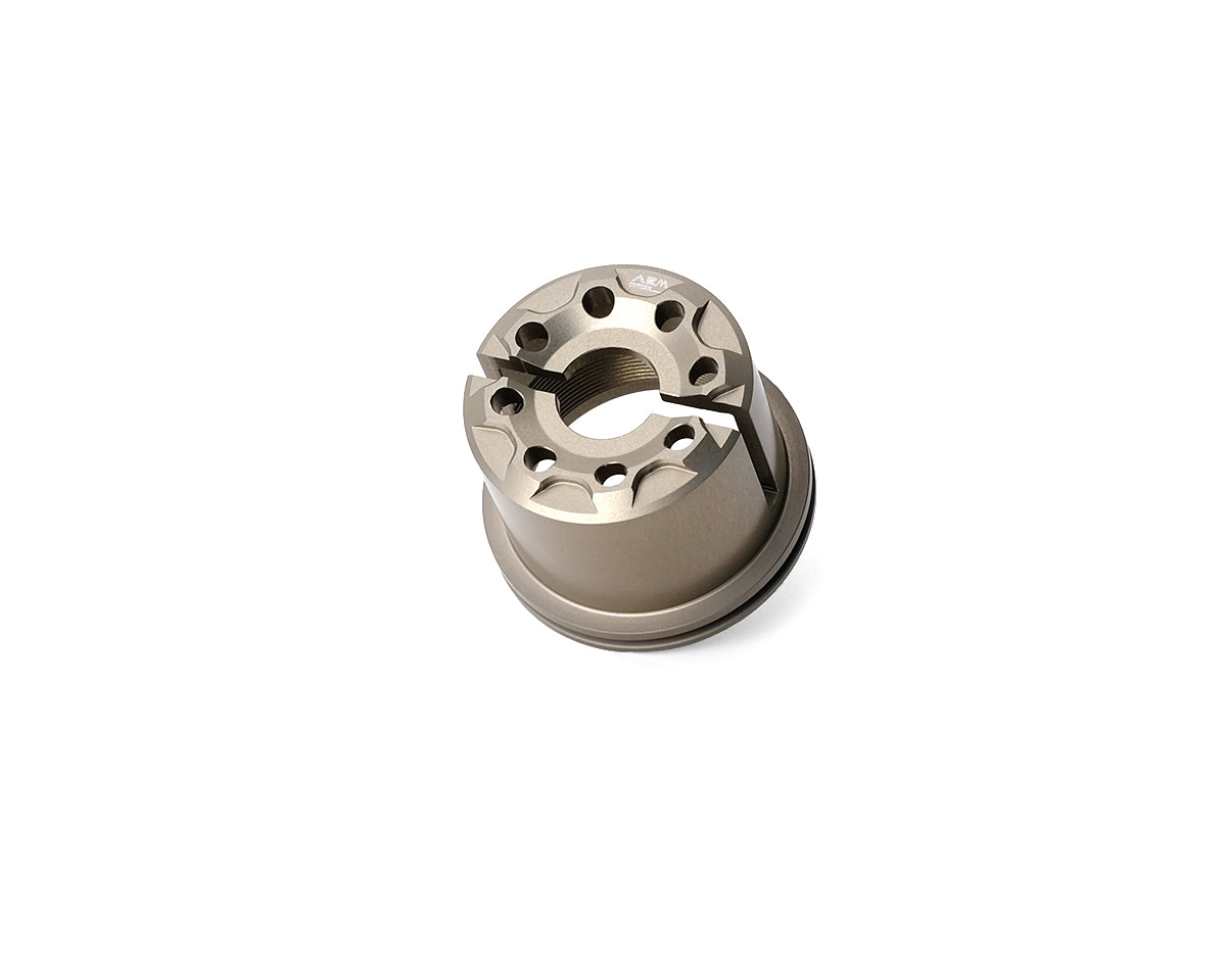 AEM FACTORY - 'DRILL' ALUMINUM STEERING HEAD NUT FOR MOST DUCATI'S