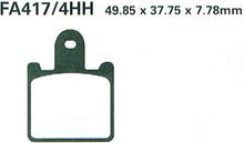 EBC Brakes Double-H Sintered Superbike Brake Pads Front - FA417/4HH