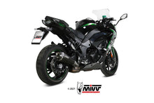 MIVV Slip-on, Delta Race Black, Standard Exhaust For Kawasaki Z1000SX (Ninja 1000) 2020-2022