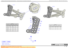 CNC Racing PRAMAC RACING LIMITED EDITION RPS Adjustable Rearset for the Ducati Streetfighter V4 (20-24)
