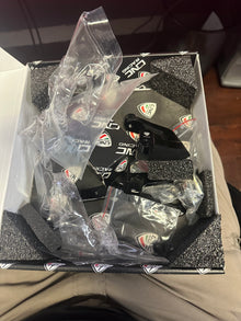 CNC Racing Steering Damper Mount kit for Ducati Multistrada V4 Pikes Peak / RS with CNC Racing Handlebar Clamp RM251- OPEN BOX DAMAGED