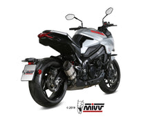 MIVV Slip-on, Suono Stainless Steel, Standard Exhaust For Suzuki GSX-S 1000 Katana 2019-2022