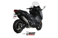 MIVV Full System 2x1, Oval Titanium, Standard Exhaust For Yamaha T-Max 530 17-19, 560 20-21