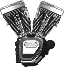 S&S Cycle 07-16 Touring Models T111 T-Series Long Block Engine - Wrinkle Black