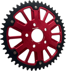 Stealth 51t Rear Sprocket Red Alum Car Blk Steel Teeth