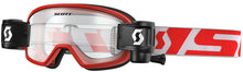 Youth Buzz Wfs Goggle Red/White W/Clear Lens