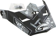 Visor W/Screws Hooper Mx 46y Matte Black/Dark Silver Ys Yl
