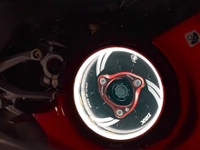 DBK Special Parts (Ducabike) EVO LED Clear Wet Clutch Cover for the Ducati Monster 937, Multistrada V2, and DesertX