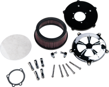 Commodore Air Cleaner Kit Chrome W/ Clear Window