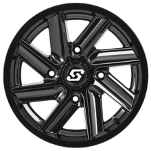 Chopper Wheel 14x7 4/156 4+3 (+5mm) Black