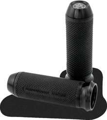 Performance Machine Handle Grip Set - Elite Cable - Black Ano