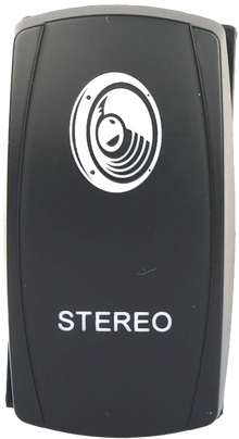 Stereo Accessory Switch Pro Series Backlit