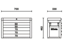 Beta Tools Model C23S R-Portable Tool Chest Red