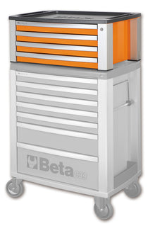 Beta Tools Model C39T O-Portable Tool Chest 4 Drawers Orange
