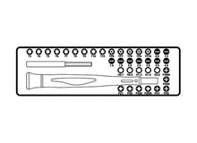 Beta Tools Model 1256 C36-2-36 Bits + Magnetic Extension